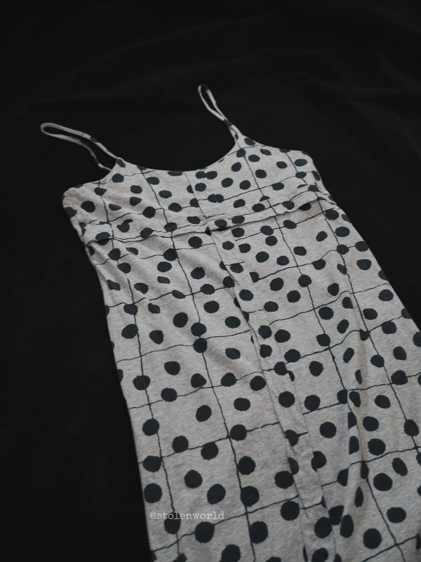 Comme des Garcons Comme des Garçons Gray Polka Dot Dress Size XS / US 0-2 / IT 36-38 - 4 Thumbnail