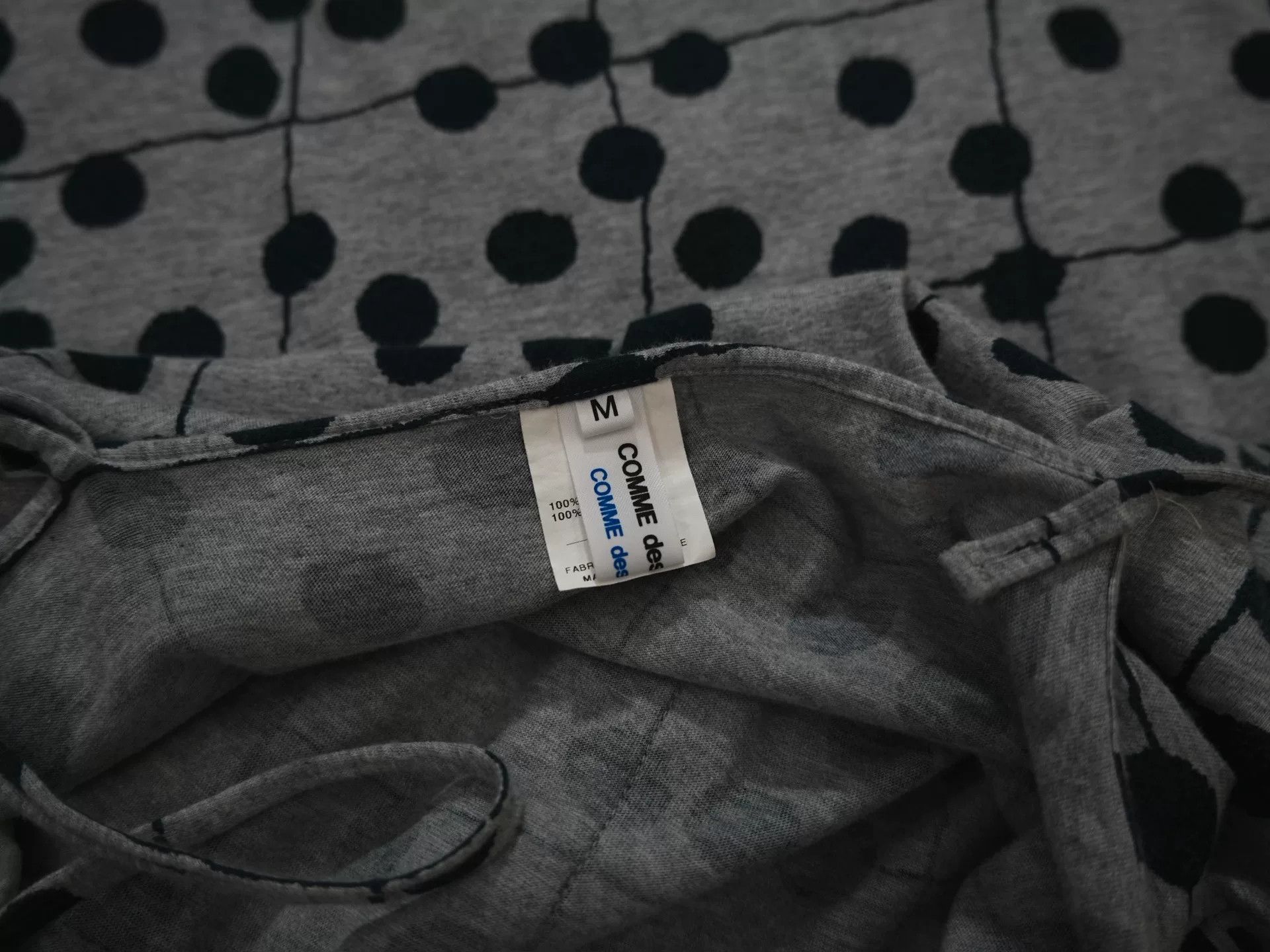 Comme des Garcons Comme des Garçons Gray Polka Dot Dress Size XS / US 0-2 / IT 36-38 - 7 Thumbnail