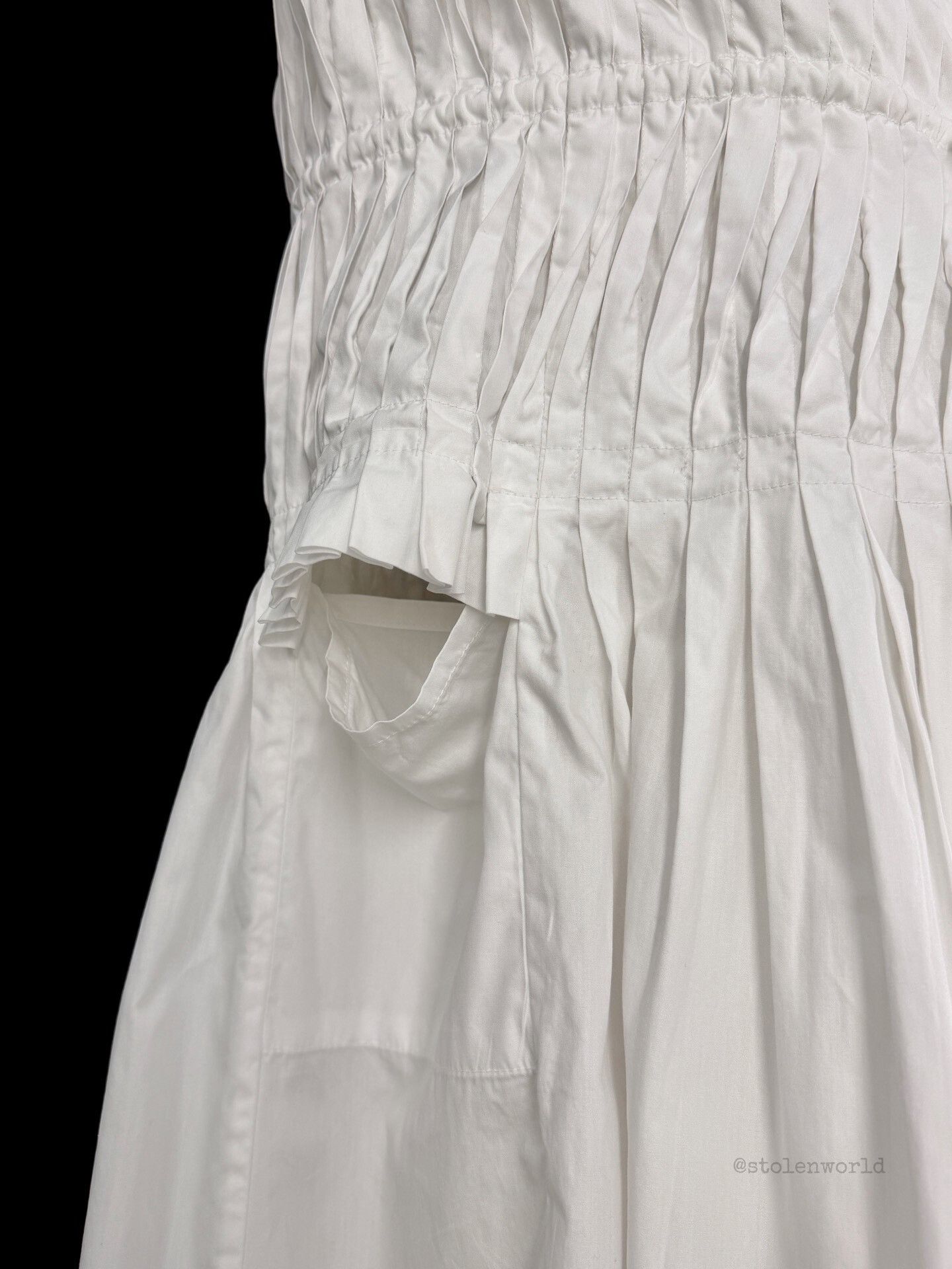Issey Miyake HaaT Pleated White Top