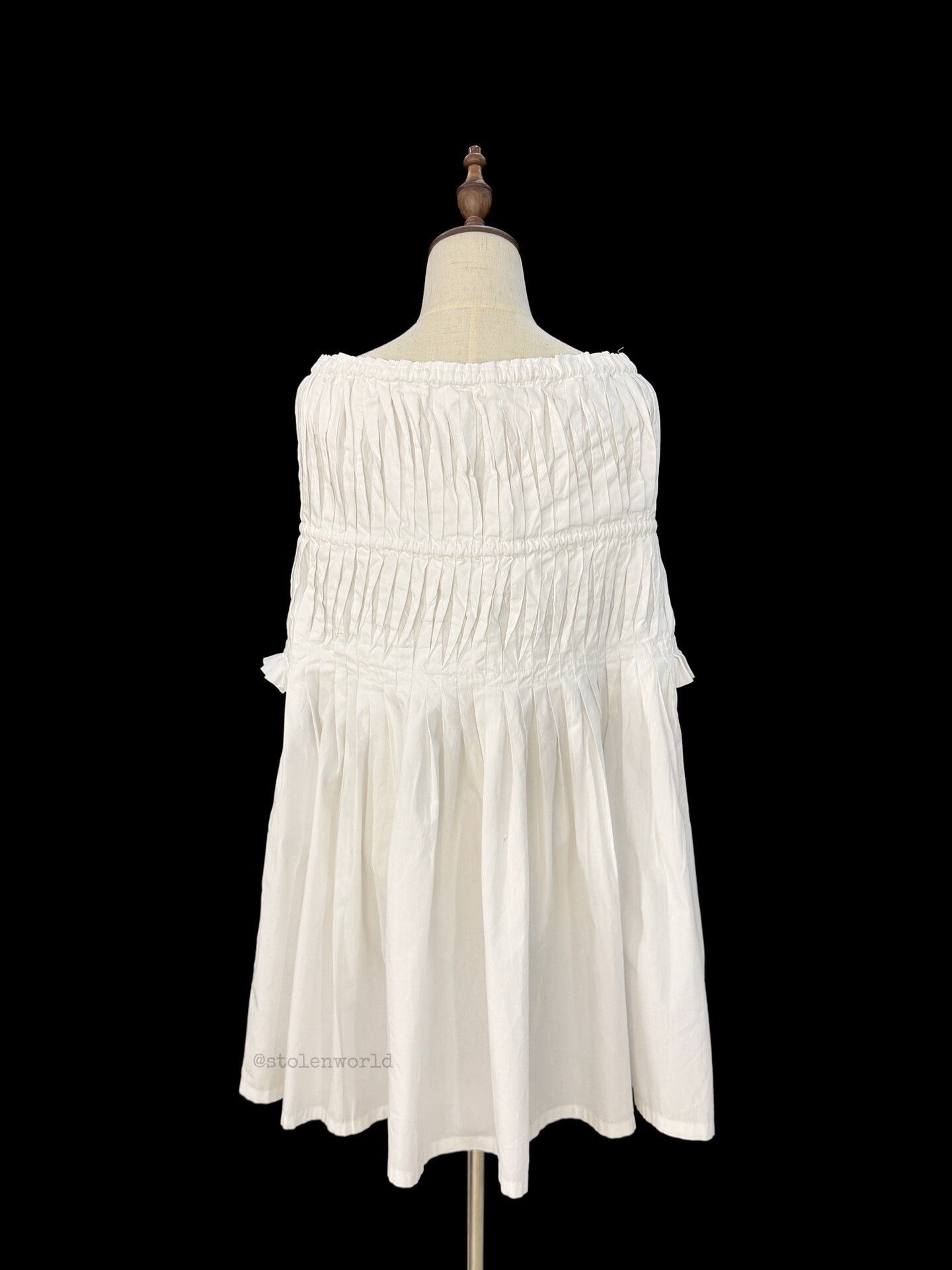 Issey Miyake HaaT Pleated White Top