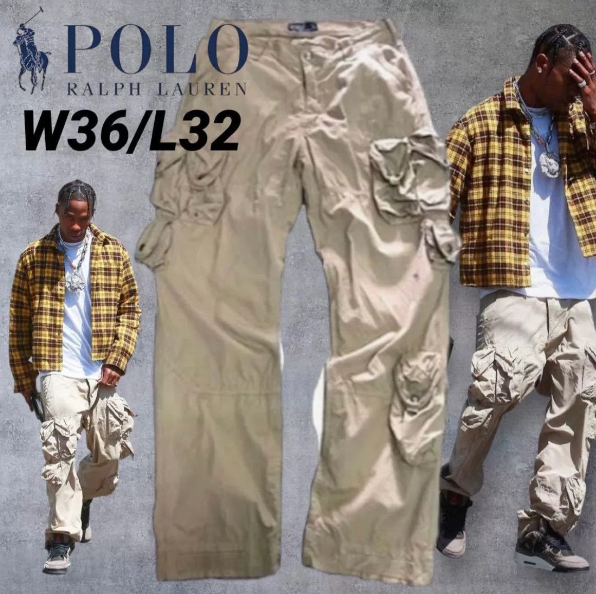 RRL Ralph Lauren Vintage Polo Ralph Lauren Cargo Pants Size US 32 / EU 48 - 8 Thumbnail