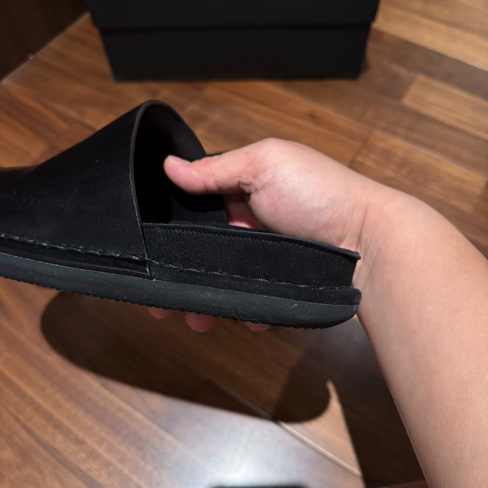 Ann Demeulemeester Ann Demeulemeester Black Leather Sandals Size US 10 / IT 40 - 6 Thumbnail