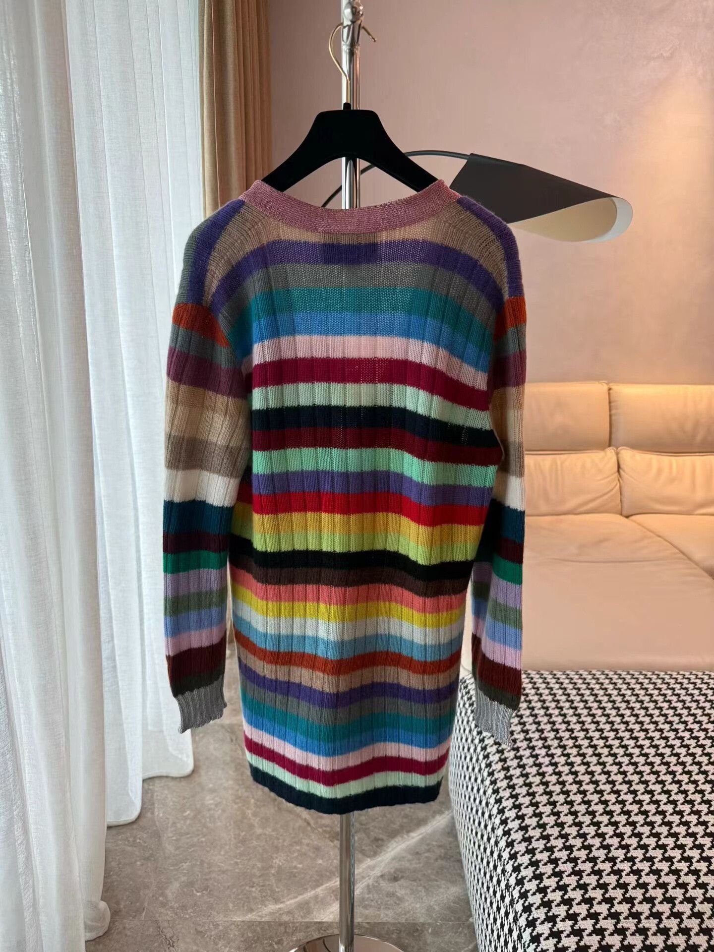Gucci Gucci Multicolor Cashmere Cardigan Size S / US 4 / IT 40 - 4 Thumbnail