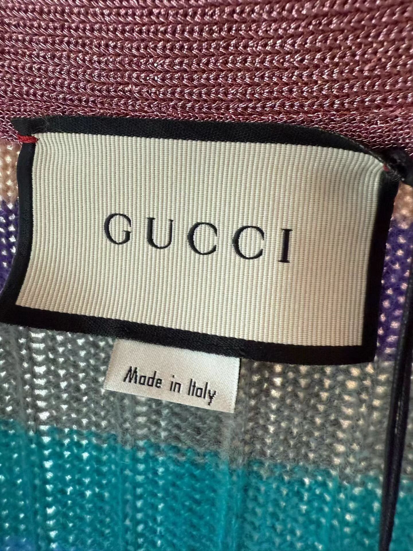 Gucci Gucci Multicolor Cashmere Cardigan Size S / US 4 / IT 40 - 2 Thumbnail