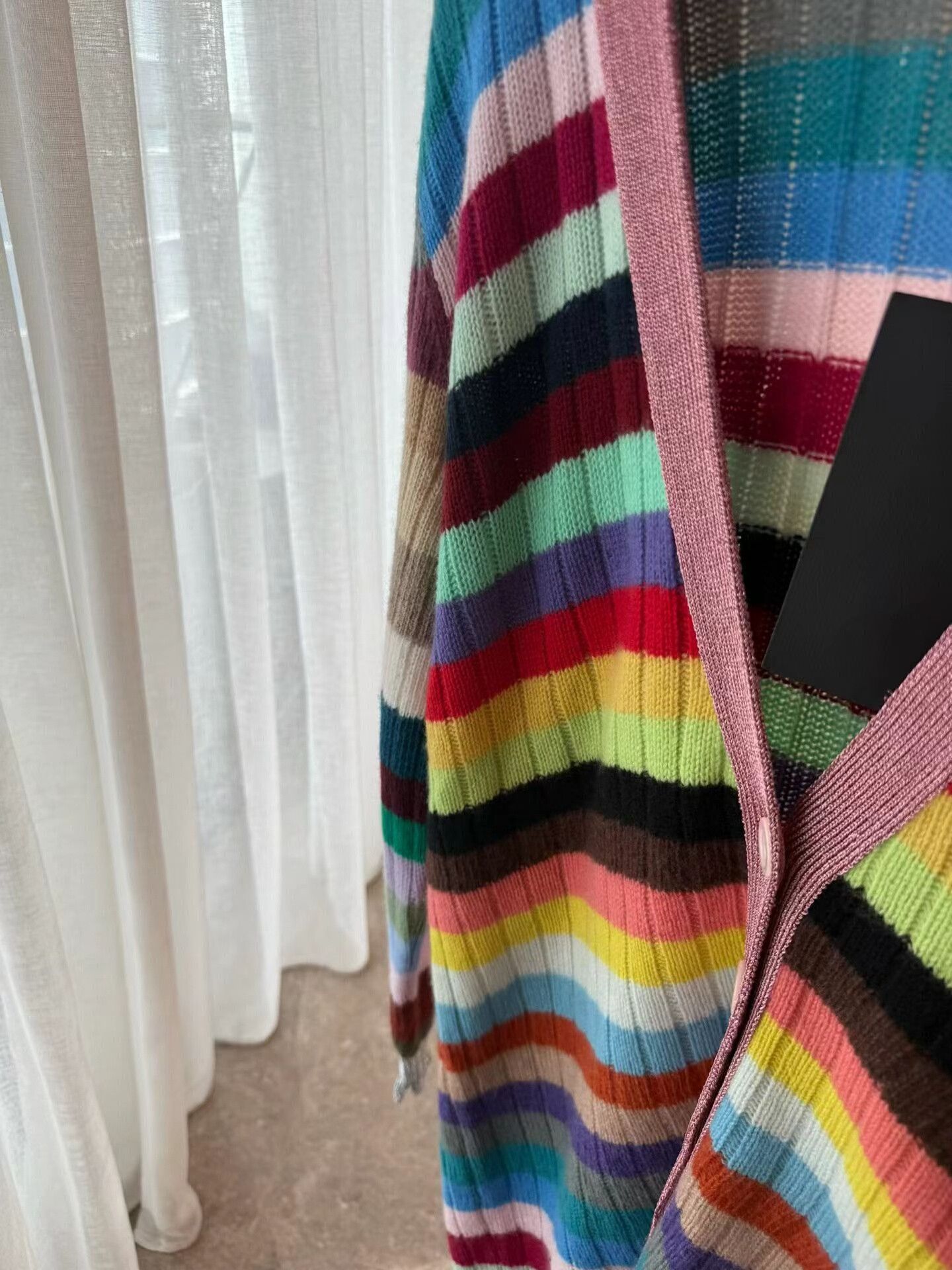 Gucci Gucci Multicolor Cashmere Cardigan Size S / US 4 / IT 40 - 7 Thumbnail