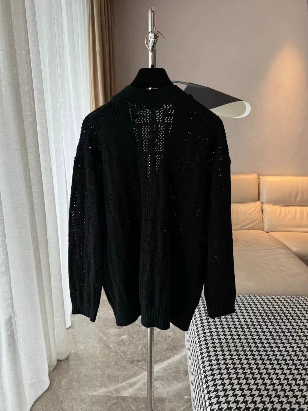 Fendi Fendi Hollow FF Logo Knit Cardigan Size S / US 4 / IT 40 - 2 Thumbnail