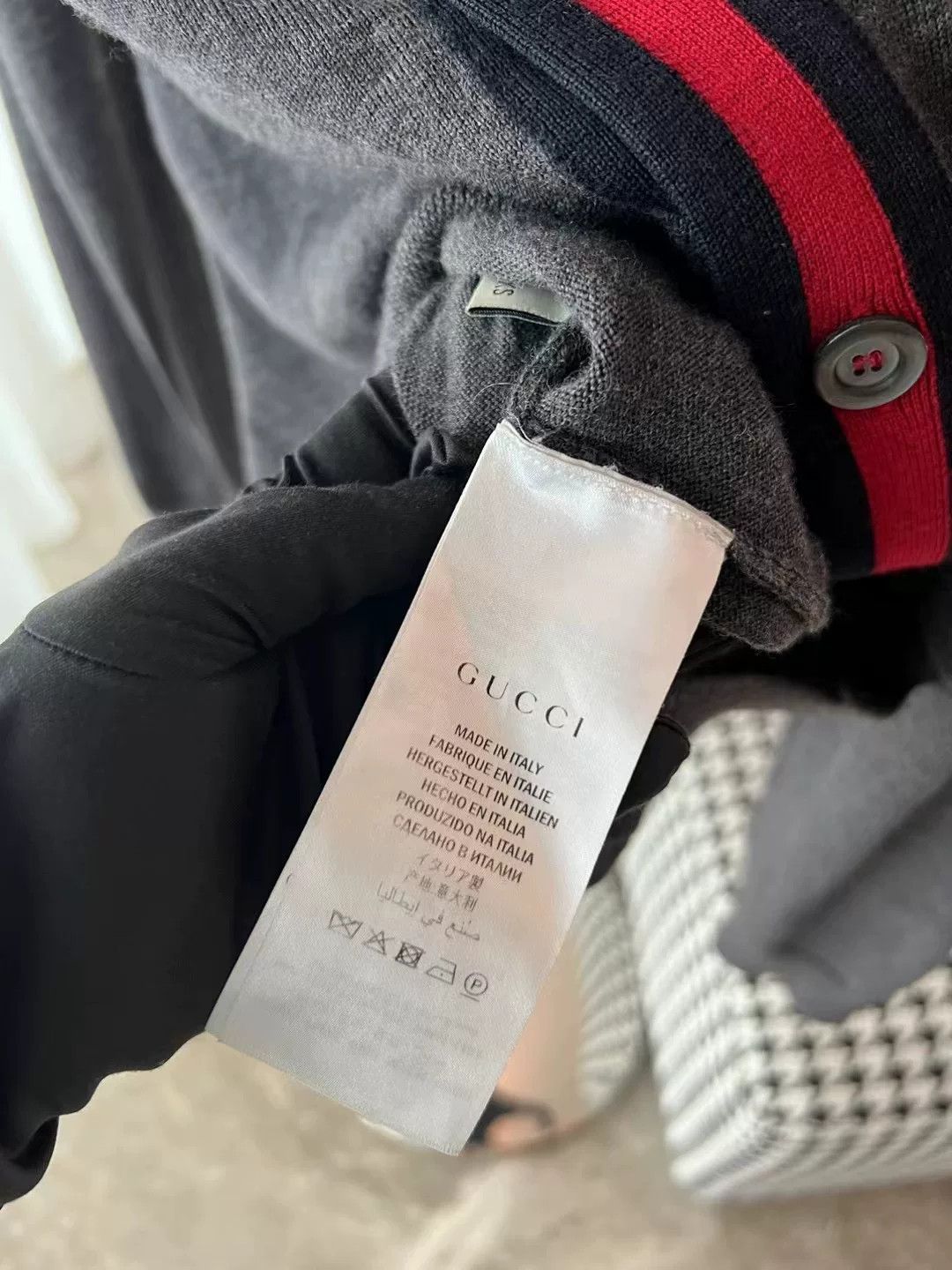 Gucci Gucci Gray Knit Wool Cardigan Size US XS / EU 42 / 0 - 4 Thumbnail