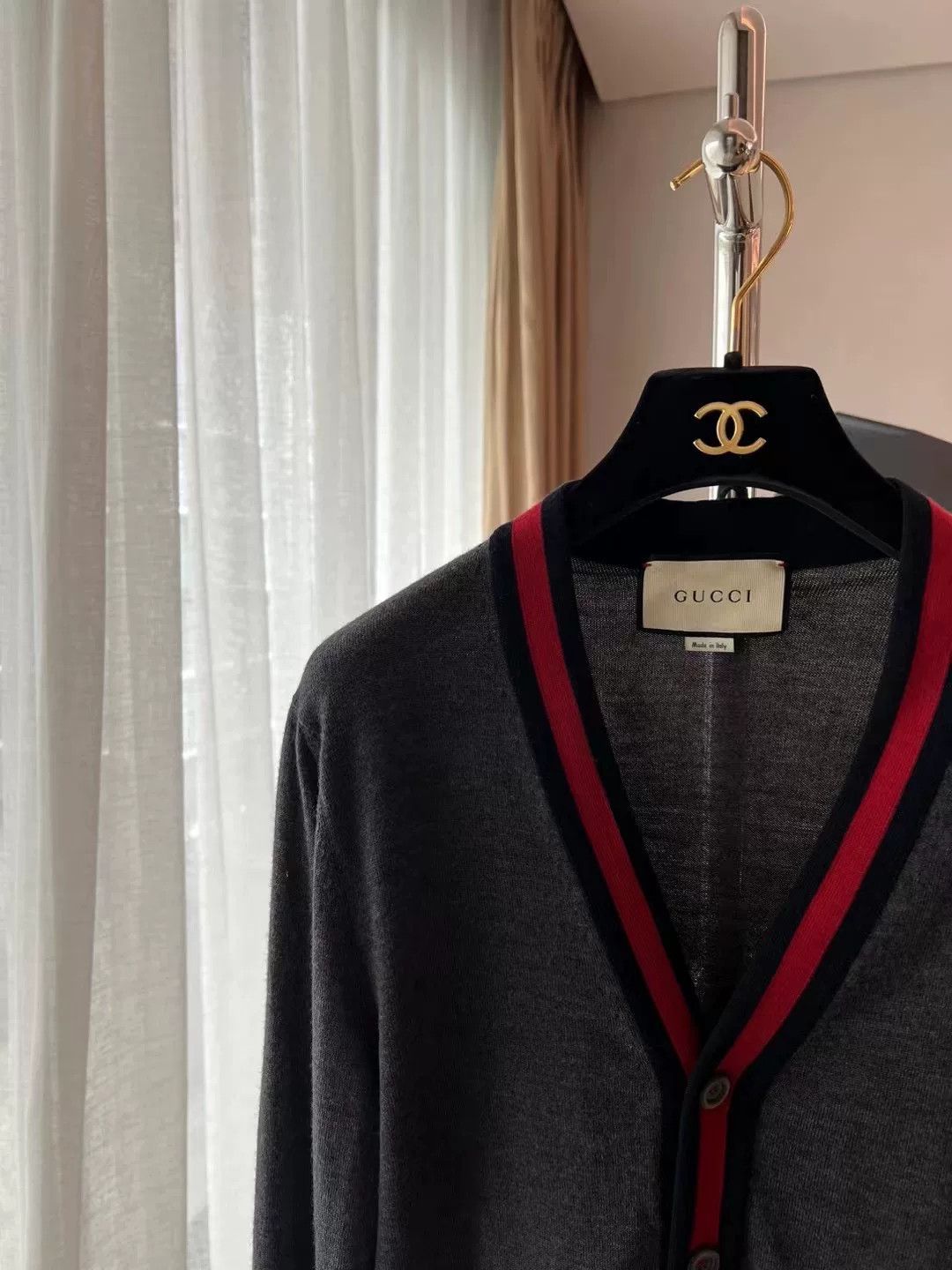 Gucci Gucci Gray Knit Wool Cardigan Size US XS / EU 42 / 0 - 2 Thumbnail