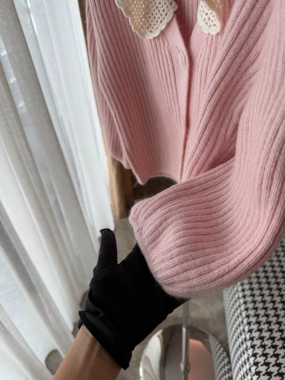 Miu Miu Miu Miu Pink Cashmere Knitted Cardigan Size S / US 4 / IT 40 - 4 Thumbnail