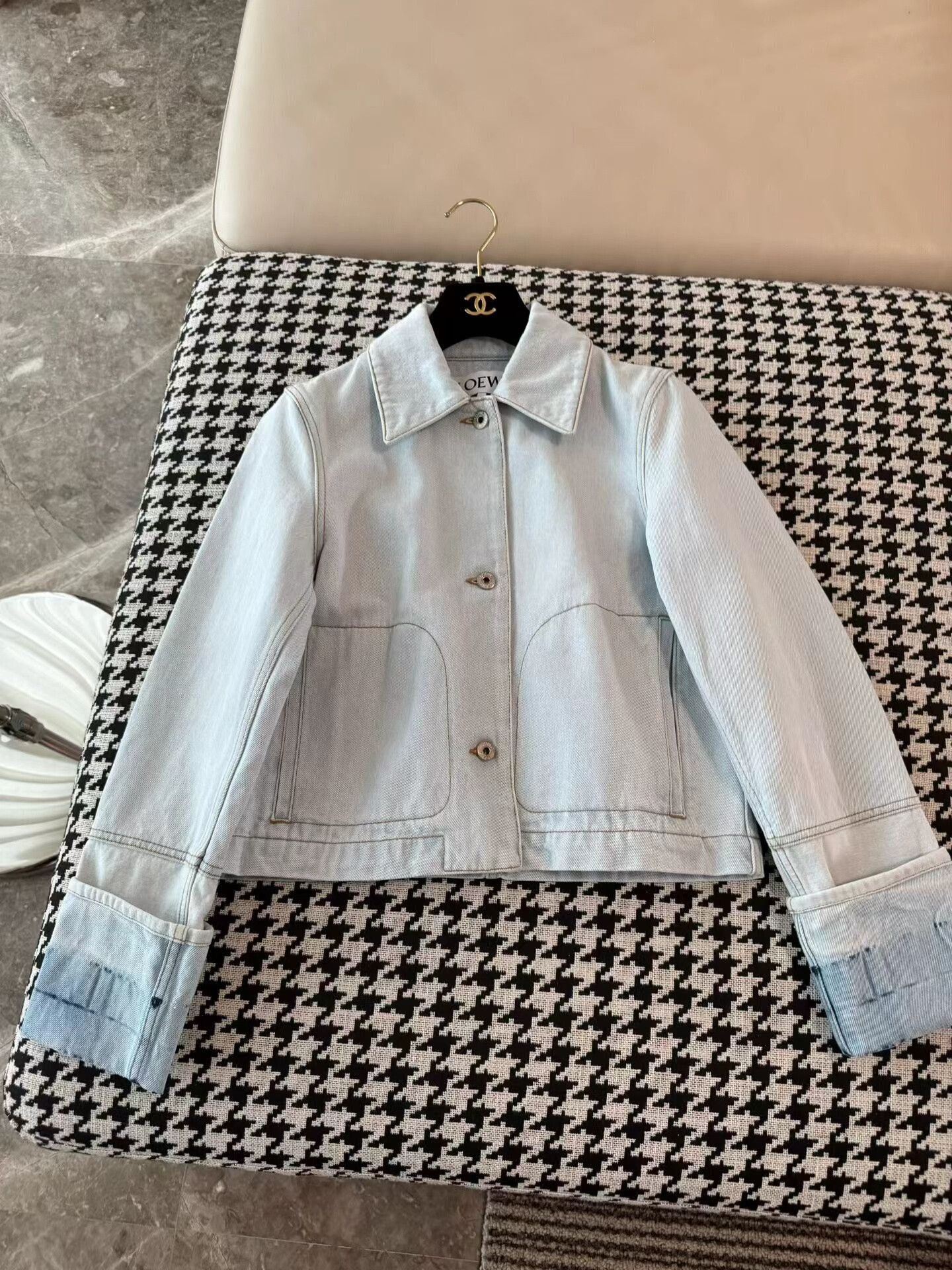 Loewe Loewe Light Denim Jacket for Women Size M / US 6-8 / IT 42-44 - 3 Thumbnail