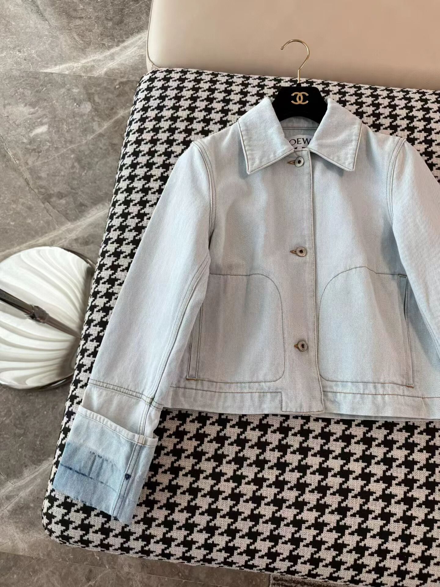 Loewe Loewe Light Denim Jacket for Women Size M / US 6-8 / IT 42-44 - 4 Thumbnail