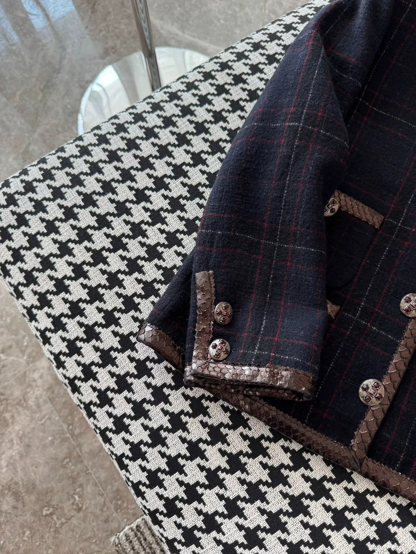 Chanel Chanel Cashmere Wool Jacket with Four Pockets Size S / US 4 / IT 40 - 7 Thumbnail