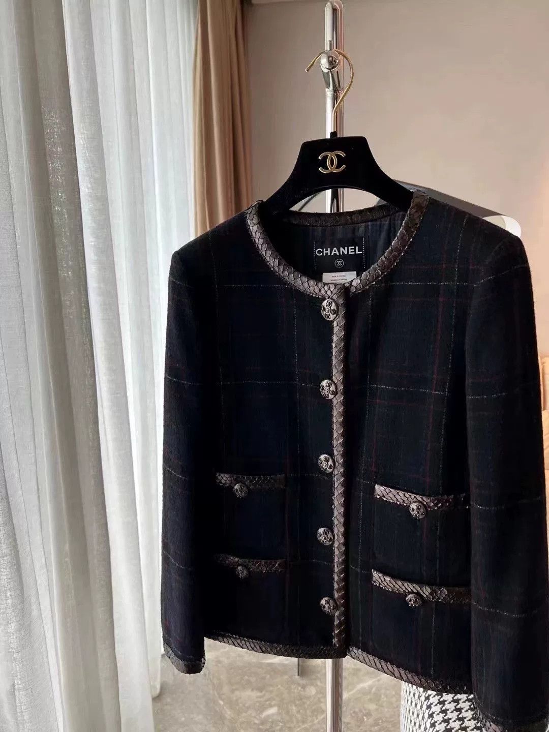 Chanel Chanel Cashmere Wool Jacket with Four Pockets Size S / US 4 / IT 40 - 2 Thumbnail