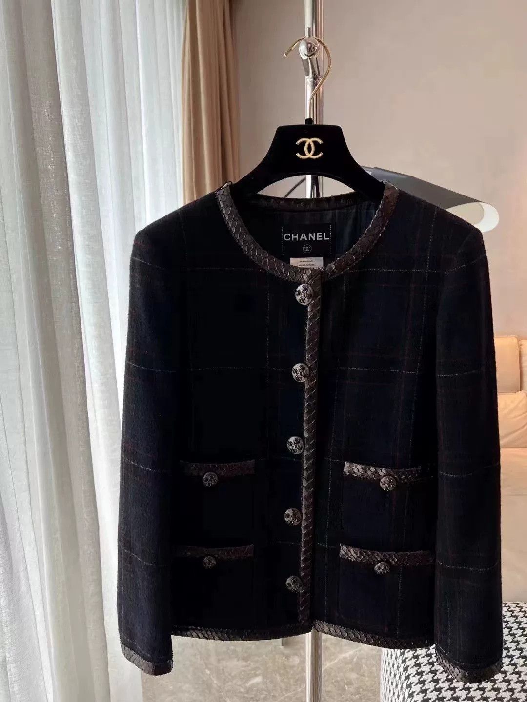 Chanel Chanel Cashmere Wool Jacket with Four Pockets Size S / US 4 / IT 40 - 3 Thumbnail