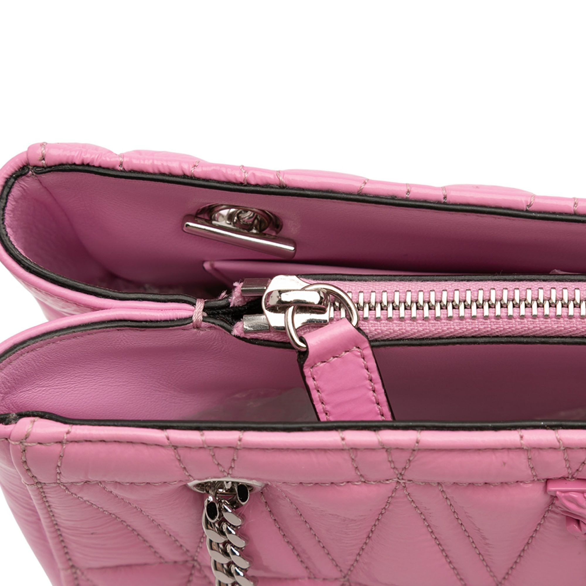 Versace Versace Quilted Leather Virtus Tote Size ONE SIZE - 8 Thumbnail