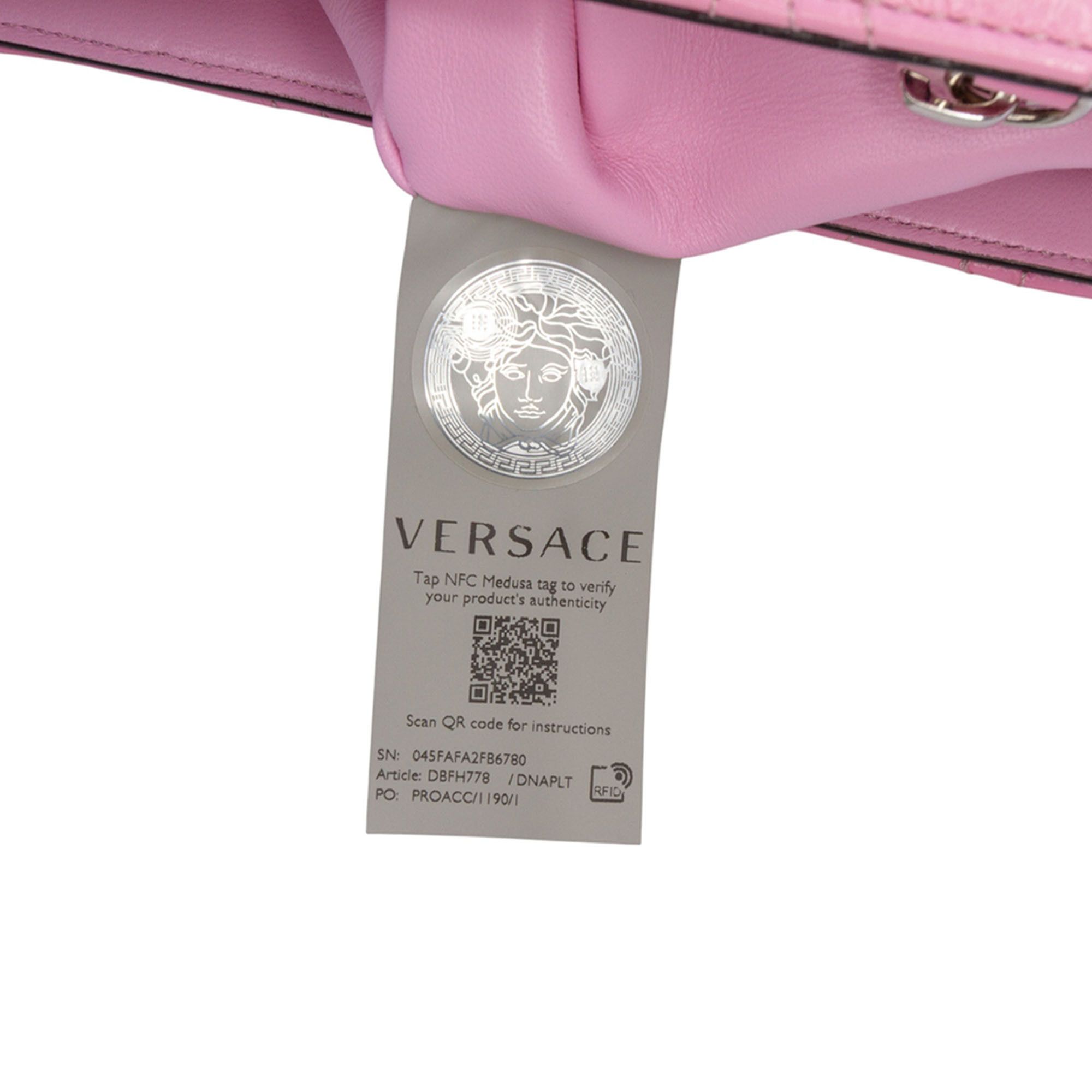 Versace Versace Quilted Leather Virtus Tote Size ONE SIZE - 6 Thumbnail