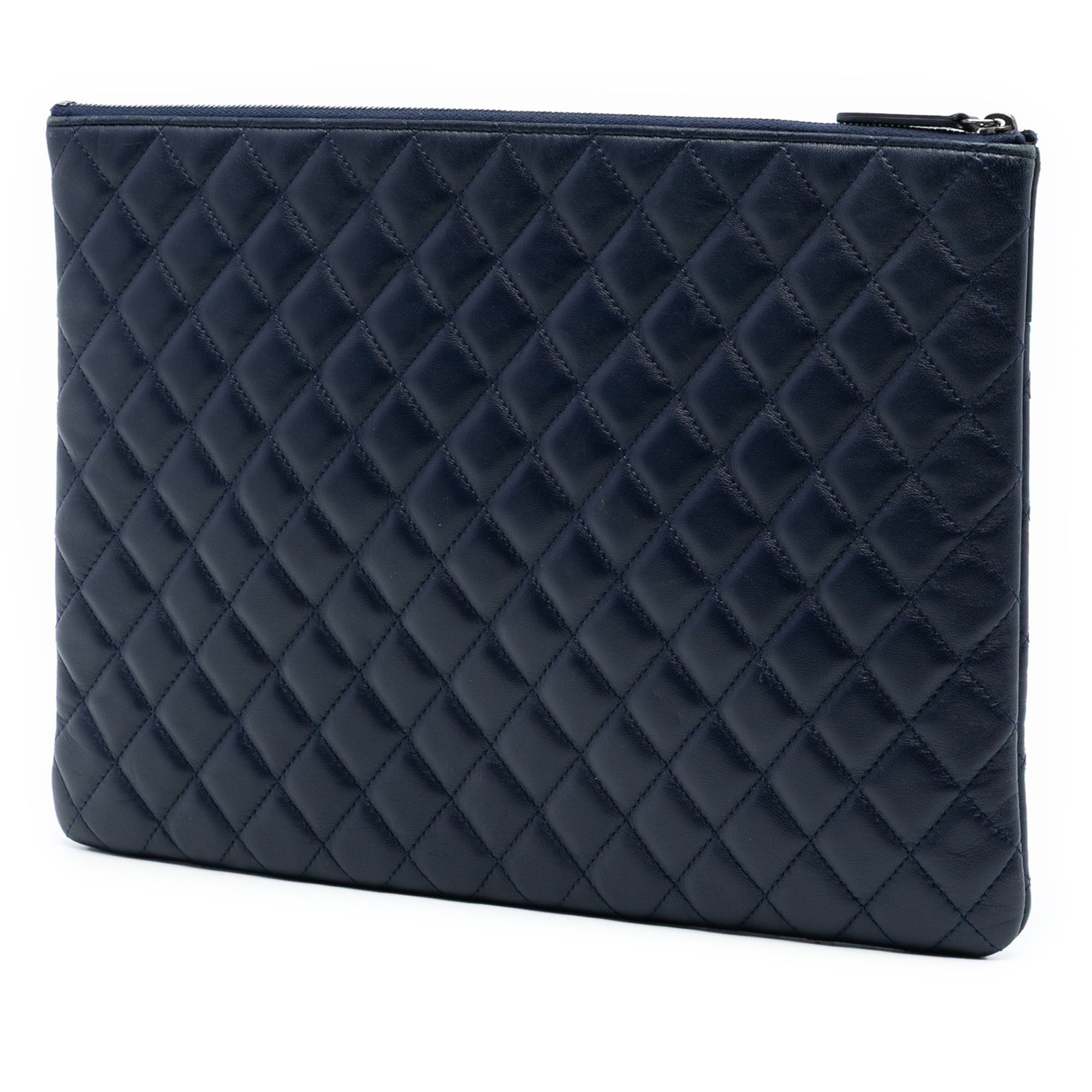 Chanel Chanel Large CC Bicolor Quilted Lambskin Clutch Size ONE SIZE - 2 Thumbnail