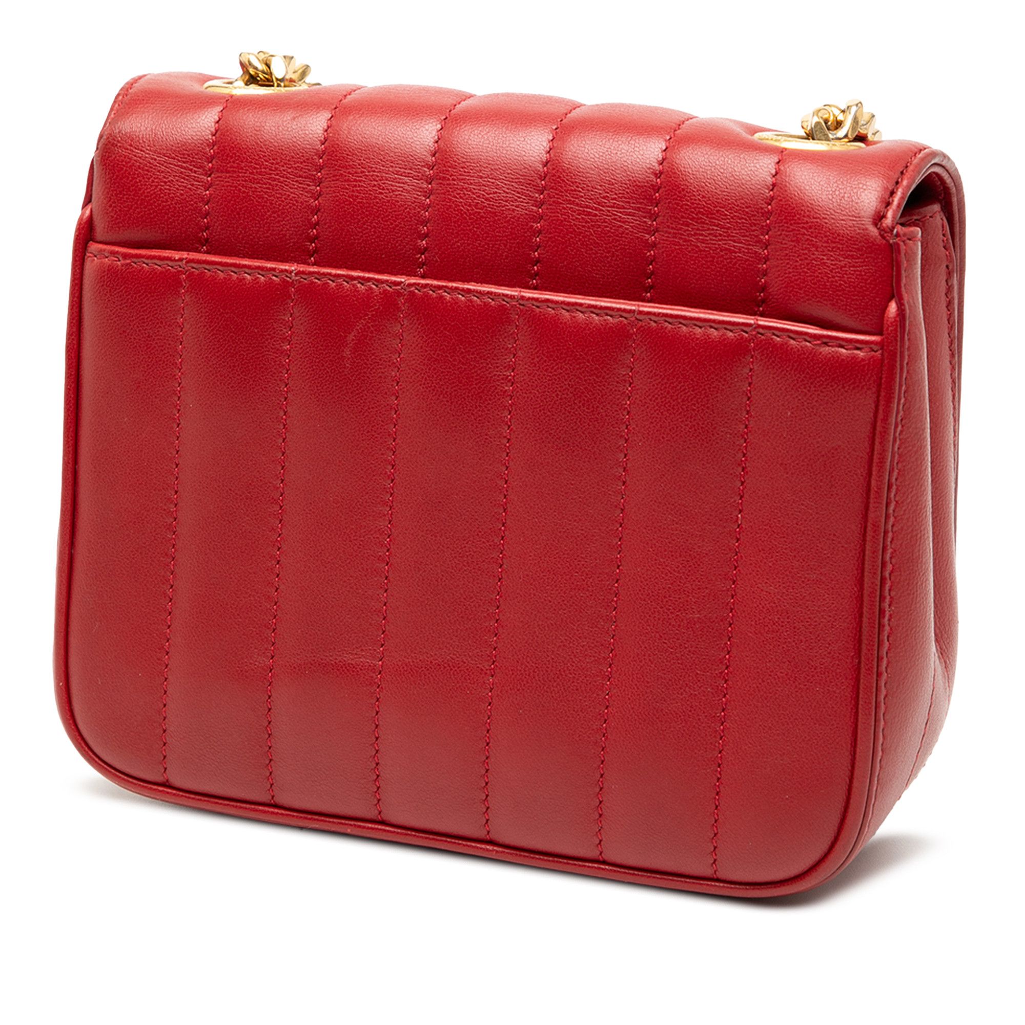 Yves Saint Laurent Yves Saint Laurent Small Lambskin Monogram Vicky Chain Bag Size ONE SIZE - 2 Thumbnail