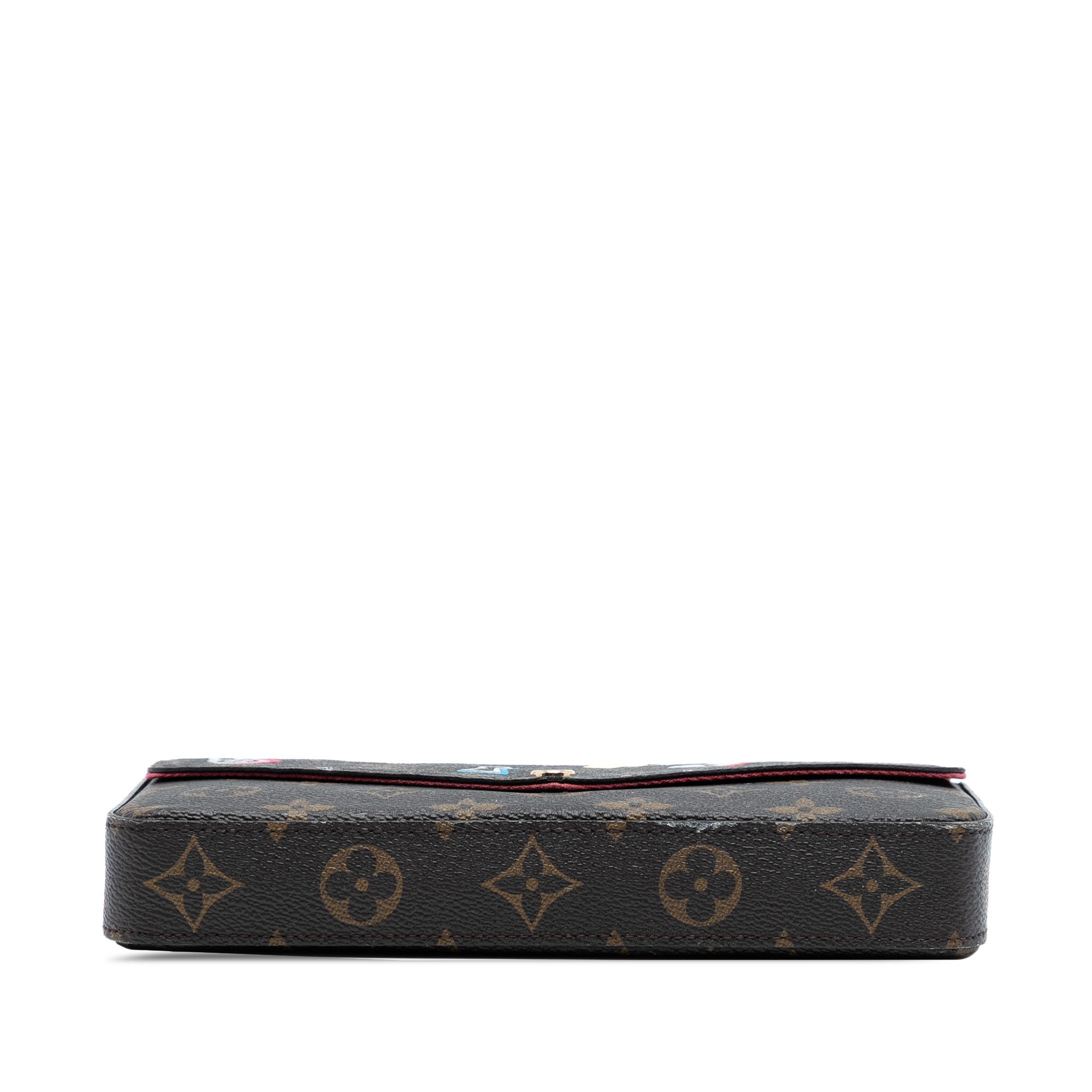 Louis Vuitton Louis Vuitton Monogram Love Lock Pochette Felicie Size ONE SIZE - 3 Thumbnail