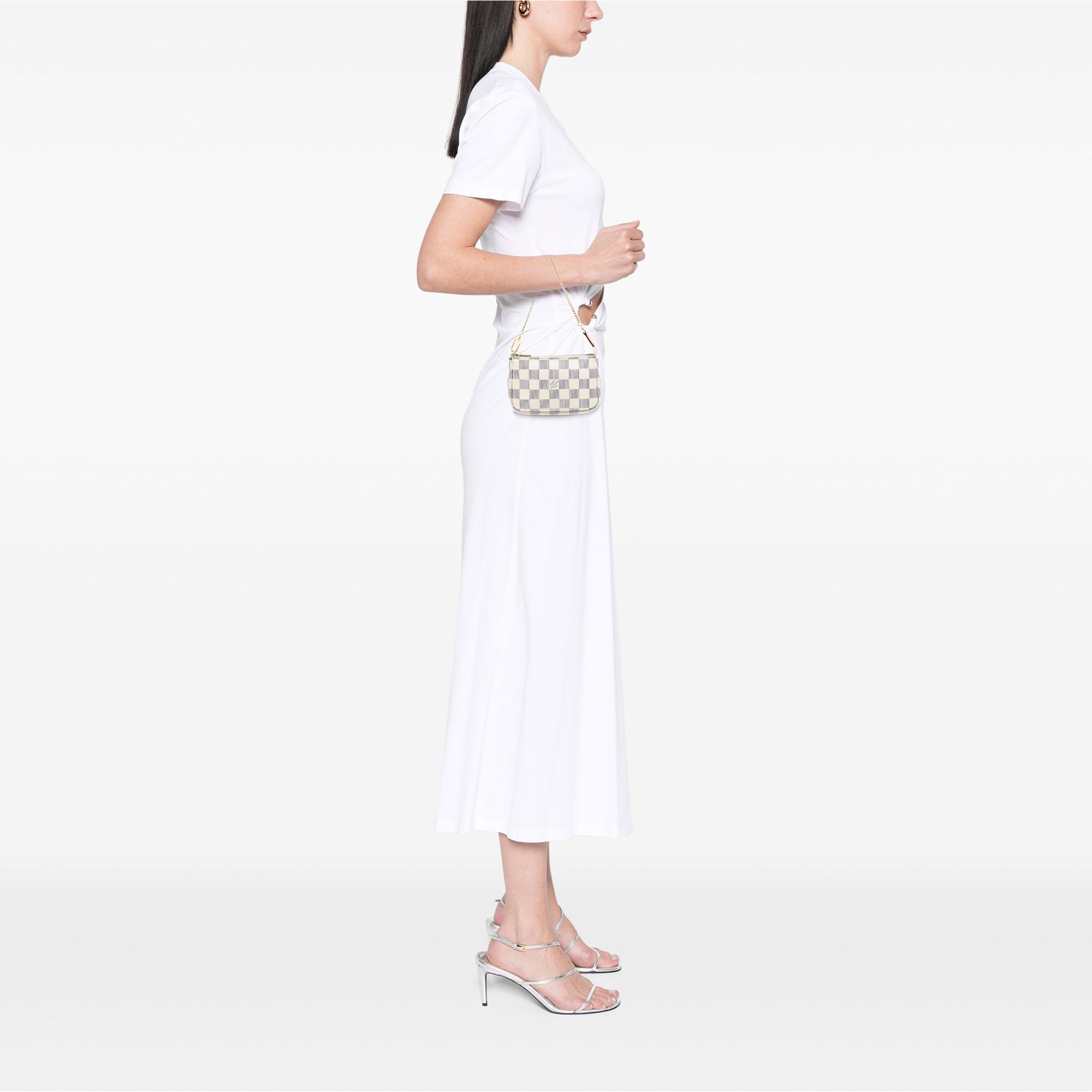 Louis Vuitton Louis Vuitton Damier Azur Mini Pochette Accessoires Size ONE SIZE - 7 Thumbnail