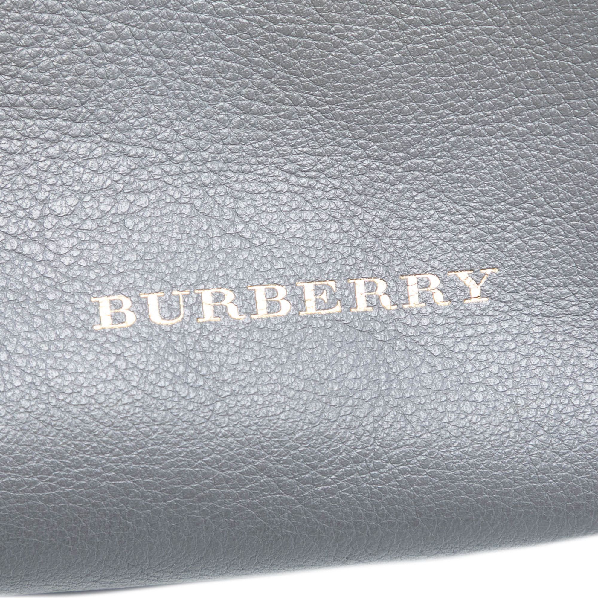 Burberry Burberry Medium Leather and House Check Banner Satchel Size ONE SIZE - 5 Thumbnail