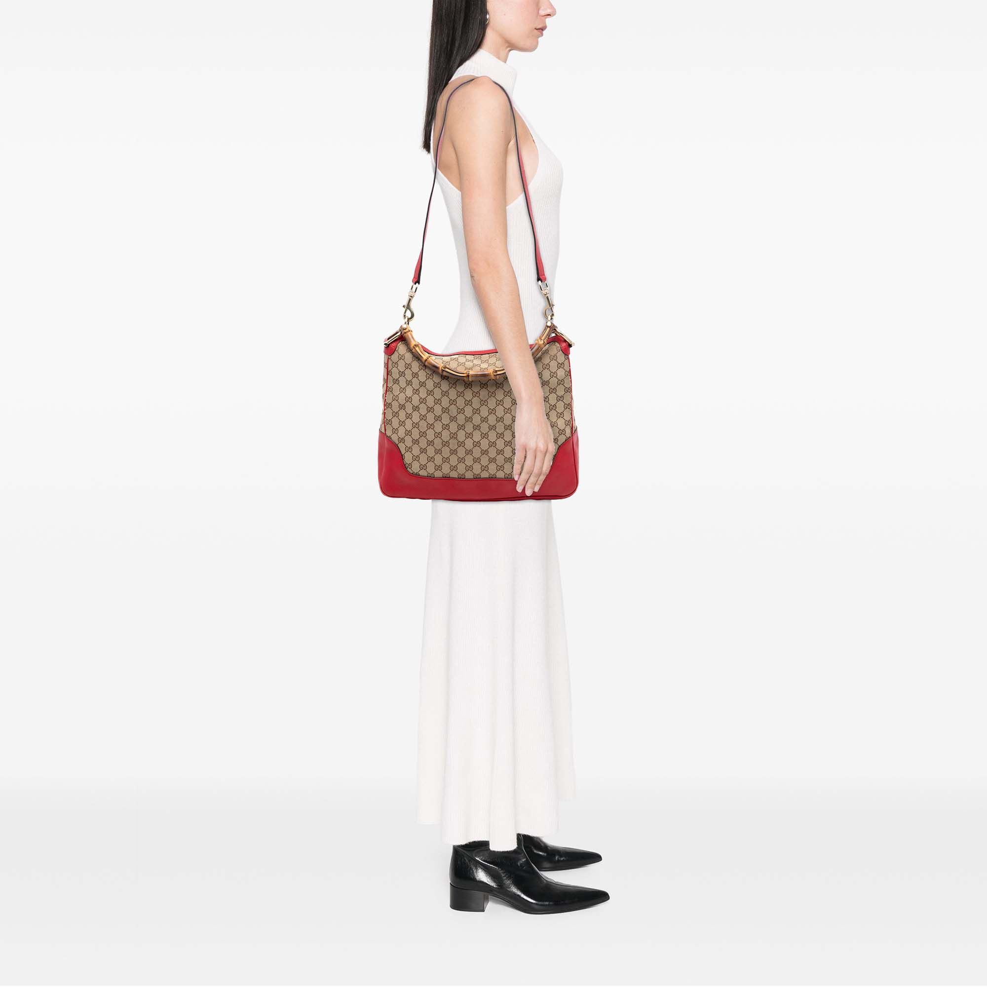 Gucci Gucci GG Canvas Bamboo Diana Satchel Size ONE SIZE - 7 Thumbnail