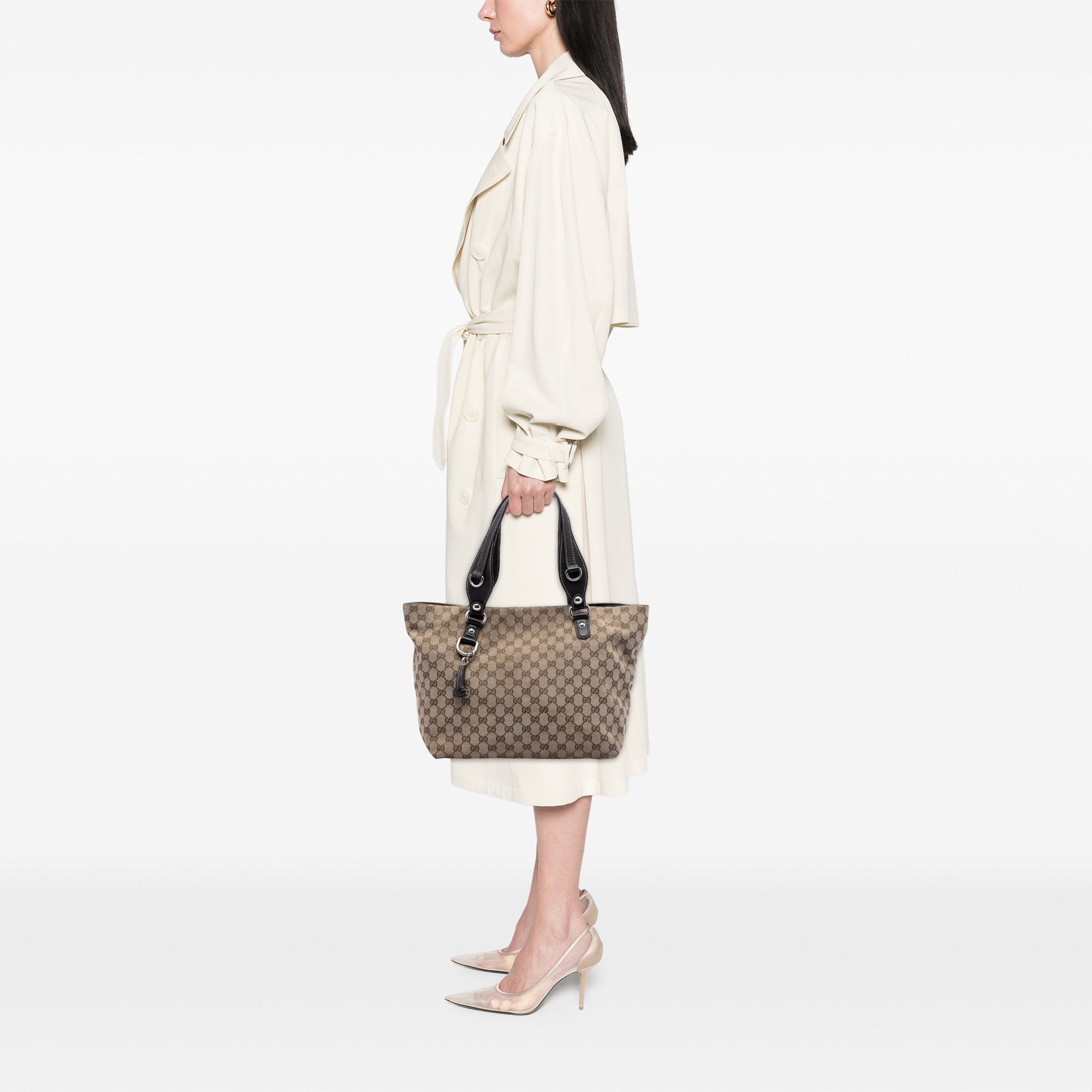 Gucci Gucci Medium GG Canvas Icon Bit Tote Size ONE SIZE - 7 Thumbnail