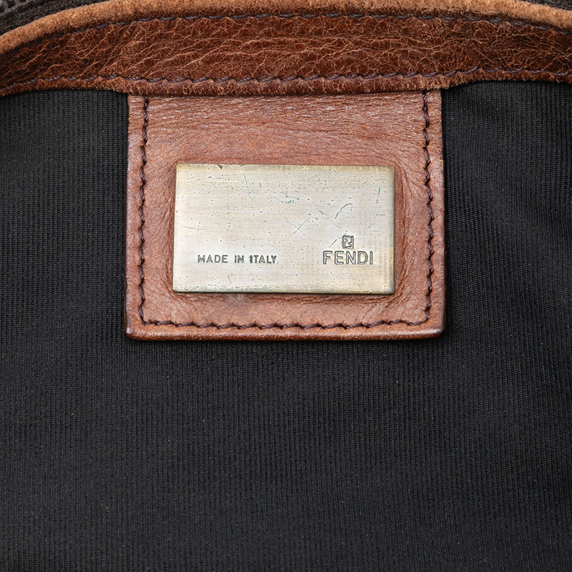 Fendi Fendi Zucca Canvas FF Flat Messenger Bag Size ONE SIZE - 5 Thumbnail