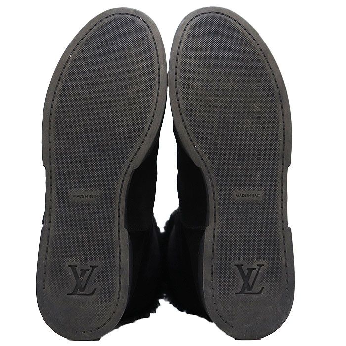 Louis Vuitton Louis Vuitton Louis Vuitton Frosty Line Monogram Suede Shearling Boots Textile Shoes DUTY FREE for USA Size ONE SIZE - 9 Thumbnail