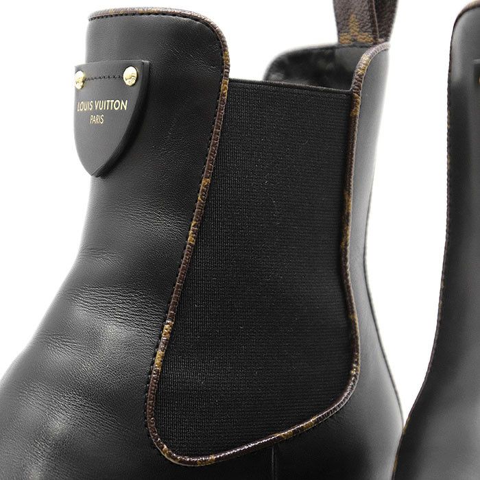 Louis Vuitton Louis Vuitton Louis Vuitton LV Bobourg Line Leather Boots Leather Shoes DUTY FREE for USA Size ONE SIZE - 12 Thumbnail