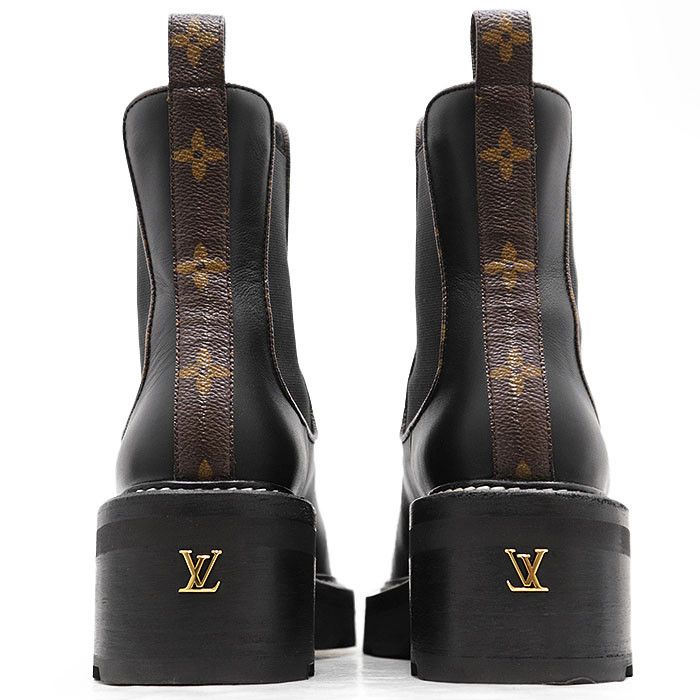 Louis Vuitton Louis Vuitton Louis Vuitton LV Bobourg Line Leather Boots Leather Shoes DUTY FREE for USA Size ONE SIZE - 6 Thumbnail