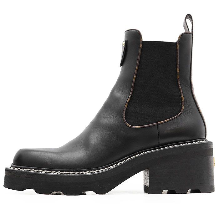 Louis Vuitton Louis Vuitton Louis Vuitton LV Bobourg Line Leather Boots Leather Shoes DUTY FREE for USA Size ONE SIZE - 5 Thumbnail