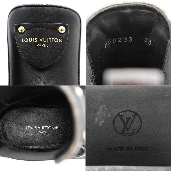 Louis Vuitton Louis Vuitton Louis Vuitton LV Bobourg Line Leather Boots Leather Shoes DUTY FREE for USA Size ONE SIZE - 10 Thumbnail