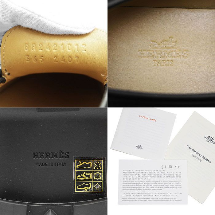 Hermes Hermes Hermès Moccasin Kelly Buckle Mouton Boa 36½ Leather Loafer Leather Shoes DUTY FREE for USA Size ONE SIZE - 10 Thumbnail