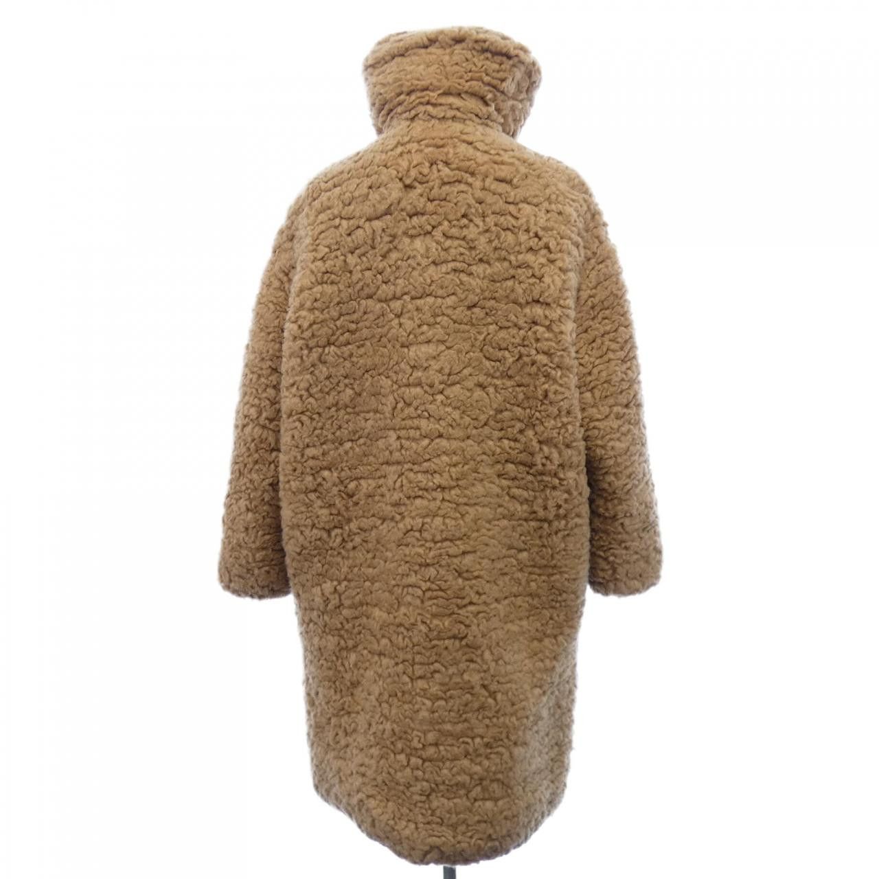 Hermes Hermes Hermès WRAP COAT Camel Coat Textile Outerwear DUTY FREE for USA Size ONE SIZE - 2 Thumbnail