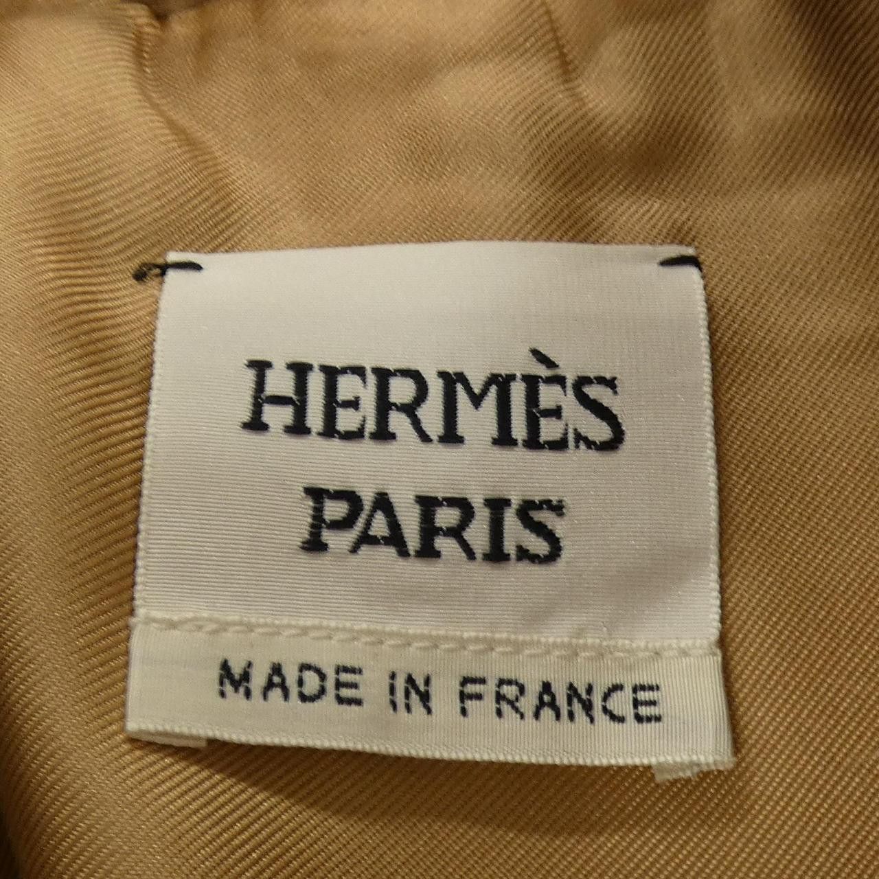Hermes Hermes Hermès WRAP COAT Camel Coat Textile Outerwear DUTY FREE for USA Size ONE SIZE - 4 Thumbnail