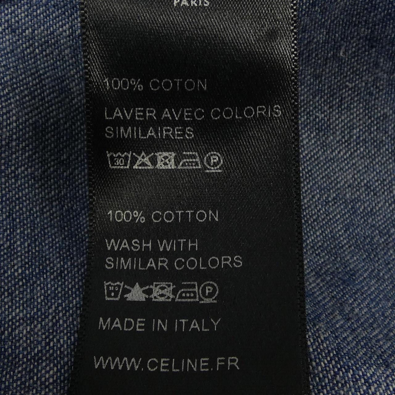 Celine Celine Celine Shirt Textile Dress Shirt 2T063208I DUTY FREE for USA Size ONE SIZE - 3 Thumbnail