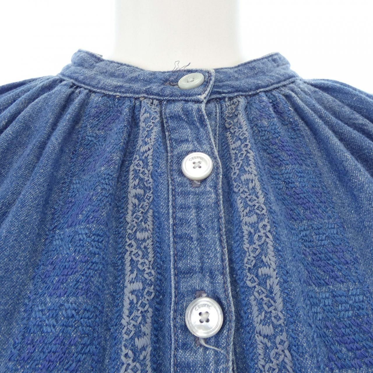 Celine Celine Celine Shirt Textile Dress Shirt 2T063208I DUTY FREE for USA Size ONE SIZE - 5 Thumbnail