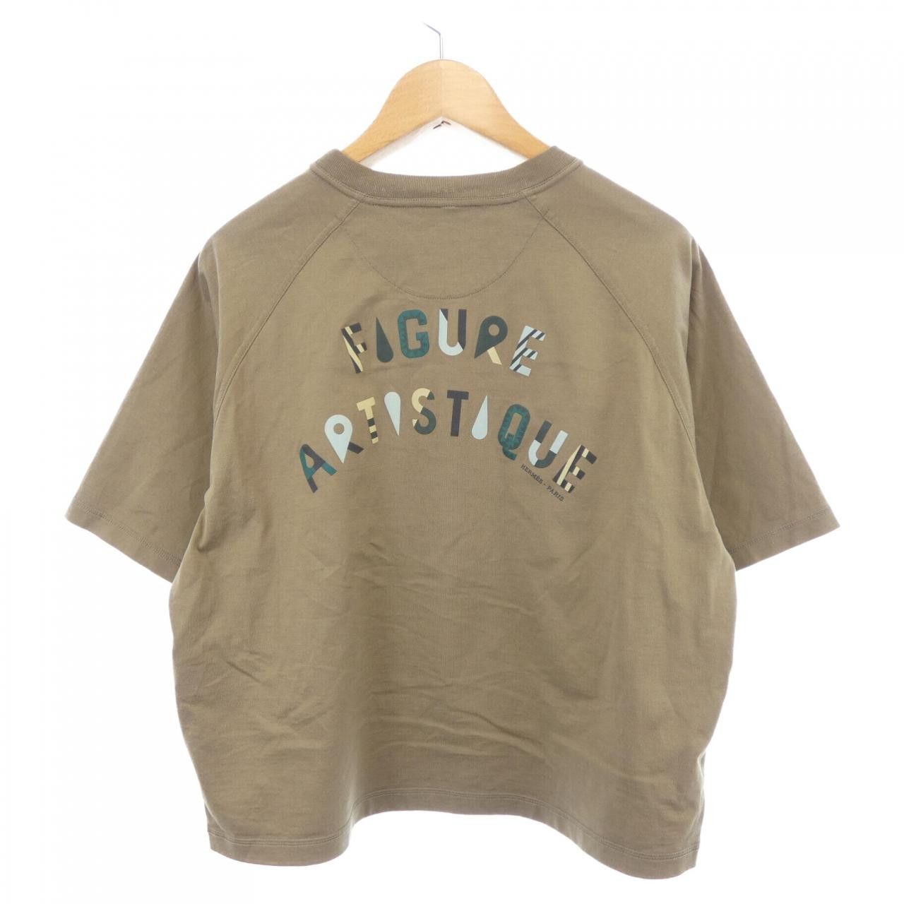 Hermes Hermes Hermès FIGURE ARTISTIQUE42 T-shirt Textile T-Shirts DUTY FREE for USA Size ONE SIZE - 2 Thumbnail