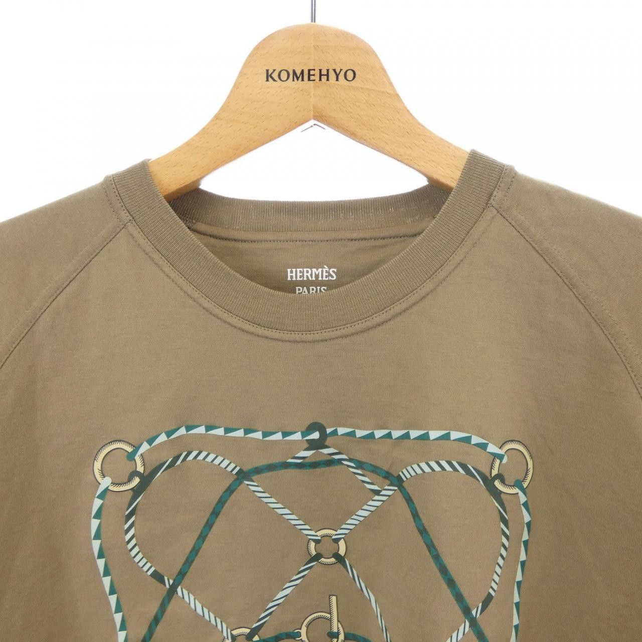 Hermes Hermes Hermès FIGURE ARTISTIQUE42 T-shirt Textile T-Shirts DUTY FREE for USA Size ONE SIZE - 5 Thumbnail