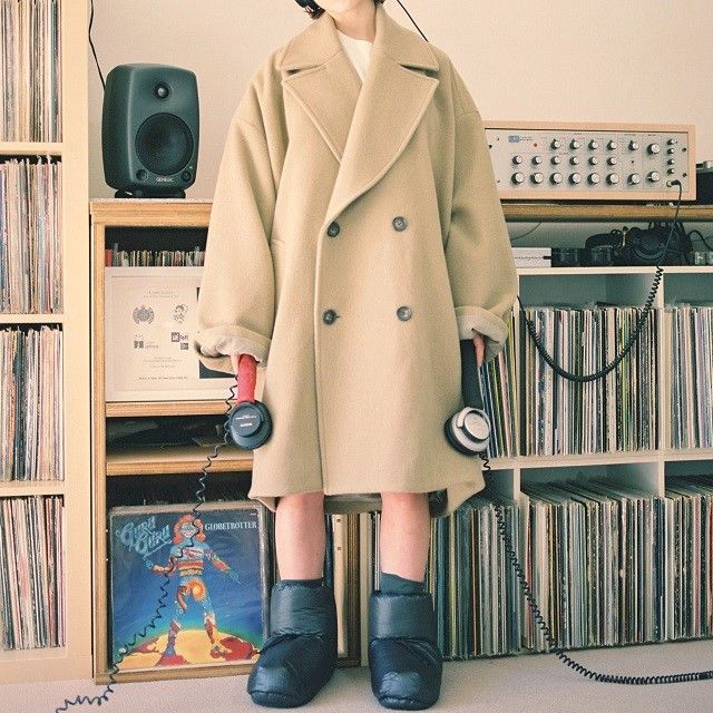 Other Other UN Firsthand x is-ness DOUBLE COAT Wool Coat Textile Outerwear 214-73504 DUTY FREE for USA Size ONE SIZE - 3 Thumbnail