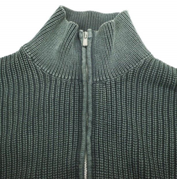 Other Other KITH NYC Garment Dyed Wyona Full Zip Cotton Knit Jacket Textile Tops 24080060000940 DUTY FREE for USA Size ONE SIZE - 4 Thumbnail