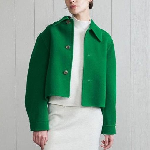 Other Other H BEAUTY&YOUTH PILE MELTON Cropped Coat Textile Outerwear 1625-104-4899 DUTY FREE for USA Size ONE SIZE - 3 Thumbnail