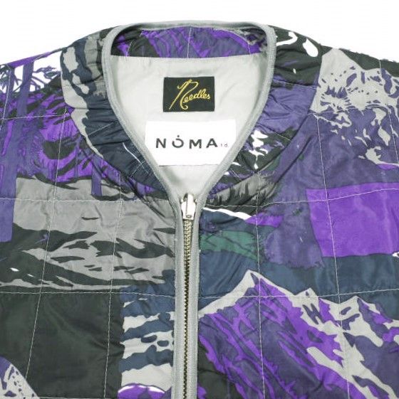 Other Other Needles × NOMA t.d. Piping Quilt Jacket Jacket Textile Outerwear N34-NNJK01 DUTY FREE for USA Size ONE SIZE - 4 Thumbnail