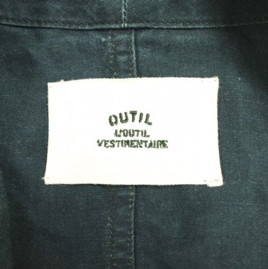 Other Other OUTIL MANTEAU PUPILLIN Linen Coat Textile Outerwear DUTY FREE for USA Size ONE SIZE - 4 Thumbnail