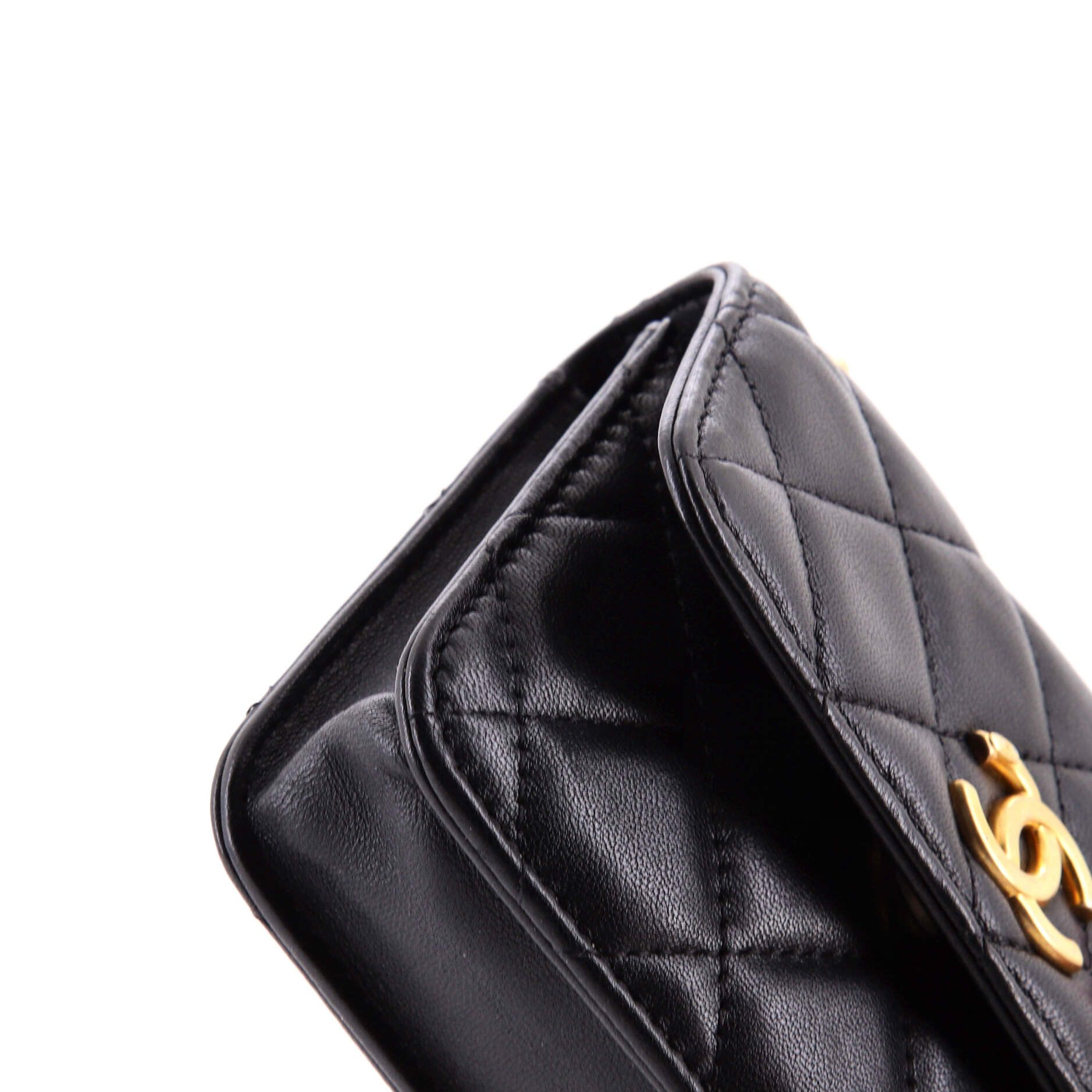 Chanel Sweet Camellia Flap Clutch with Chain Size ONE SIZE - 6 Thumbnail