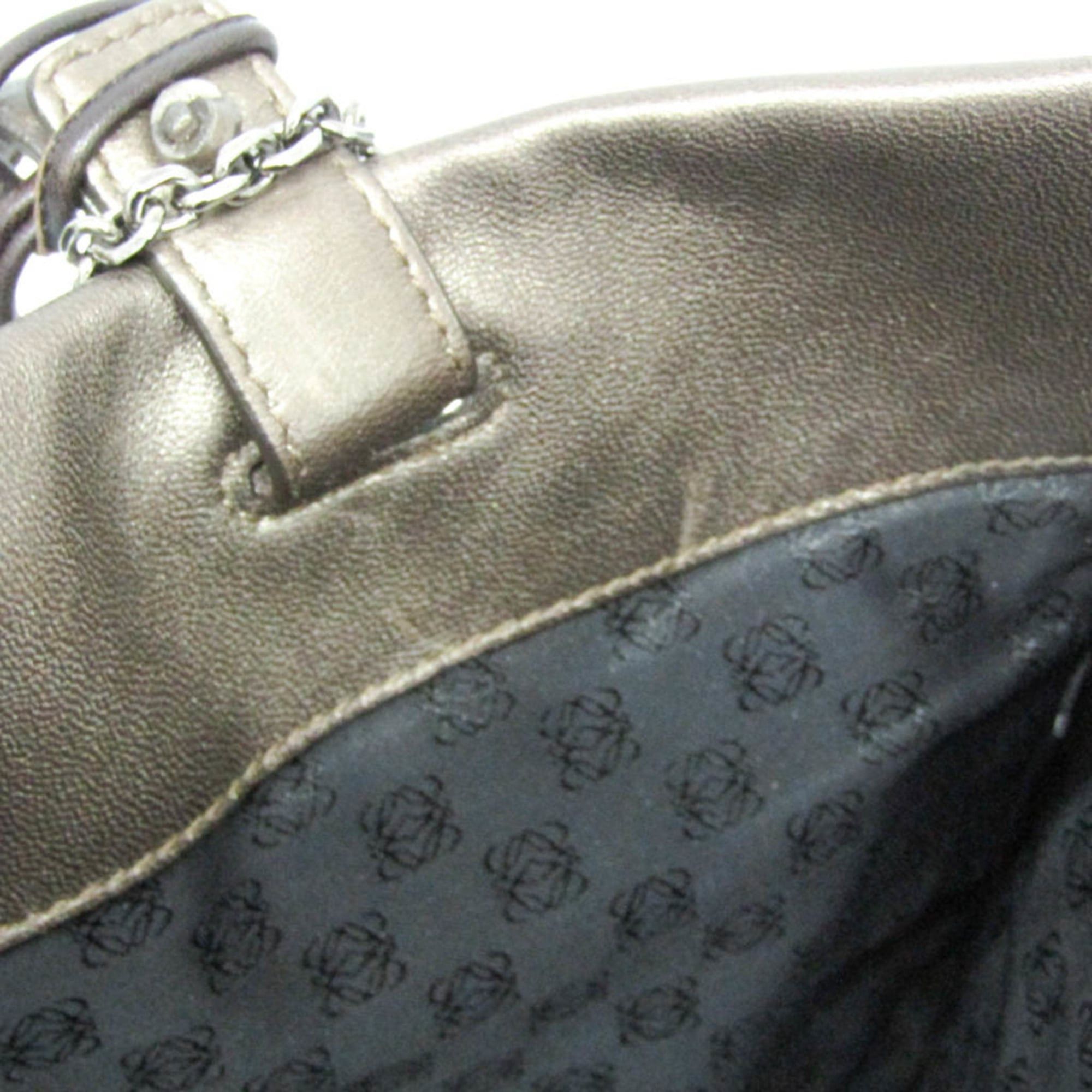 Loewe Loewe Anagram Women's Nappa Leather Tote Bag Bronze Size ONE SIZE - 13 Thumbnail