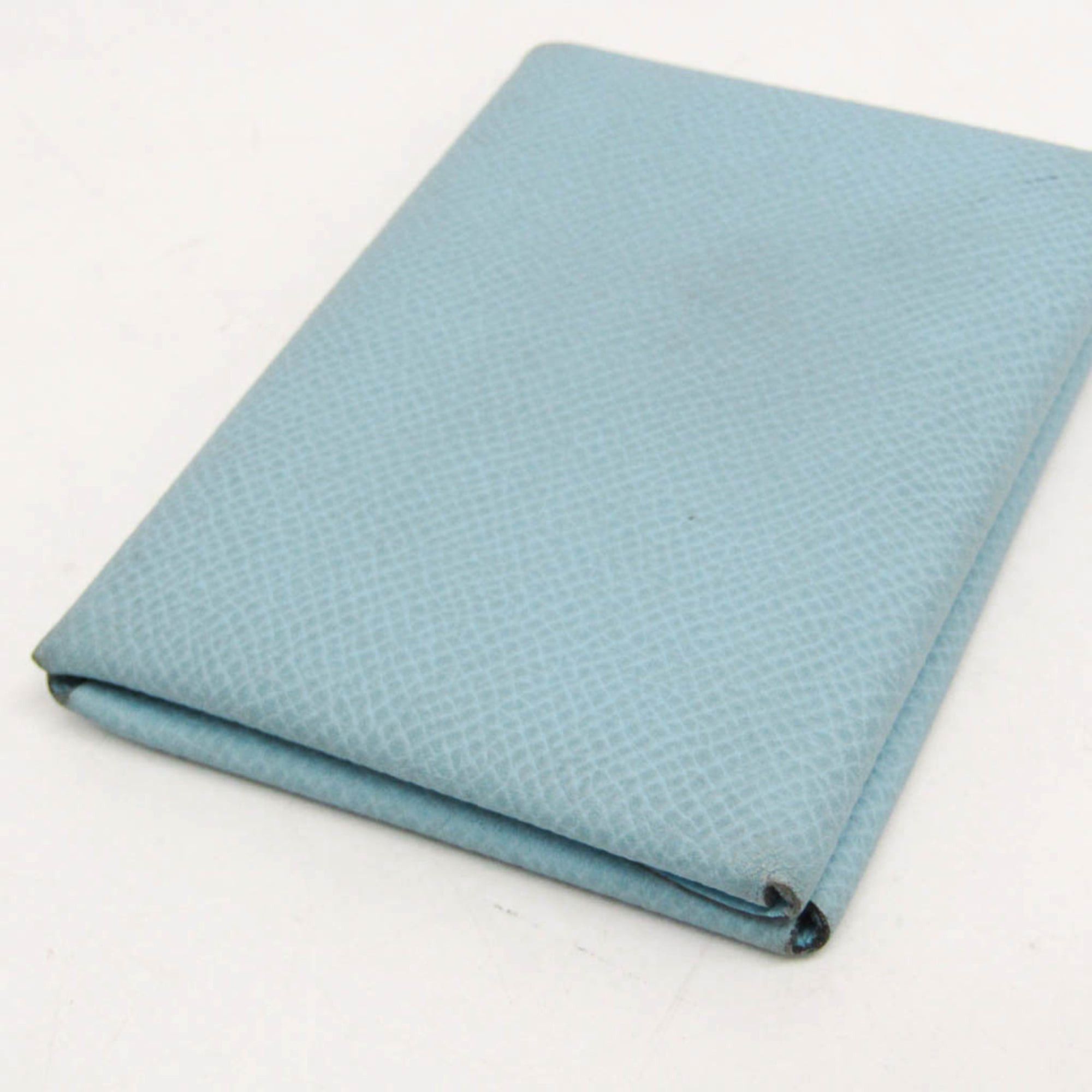 Hermes Hermes Calvi Duo Epsom Leather Card Case Light Blue Size ONE SIZE - 5 Thumbnail