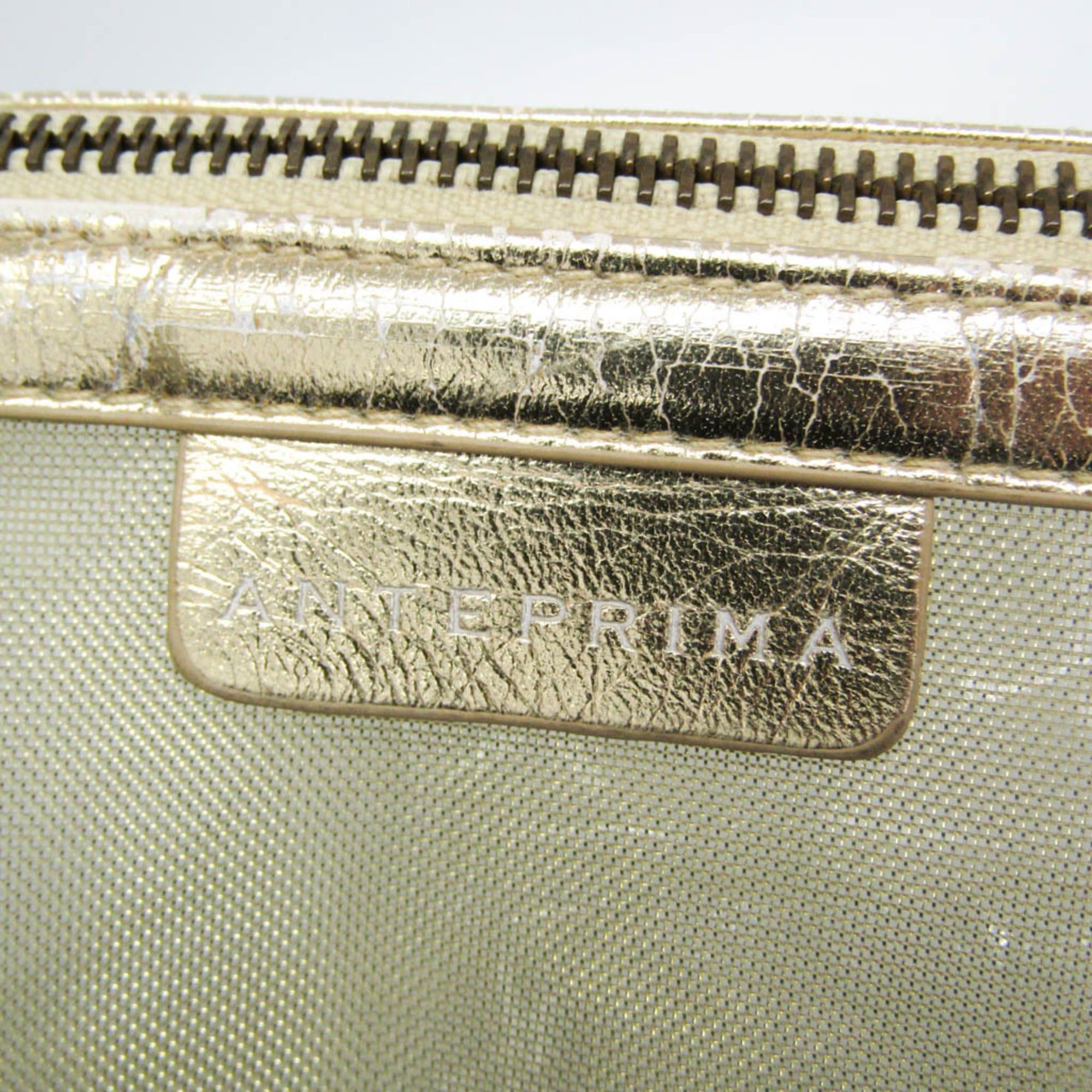 ANTEPRIMA Anteprima Intreccio Women's Wire,PVC Tote Bag Gold Size ONE SIZE - 16 Thumbnail