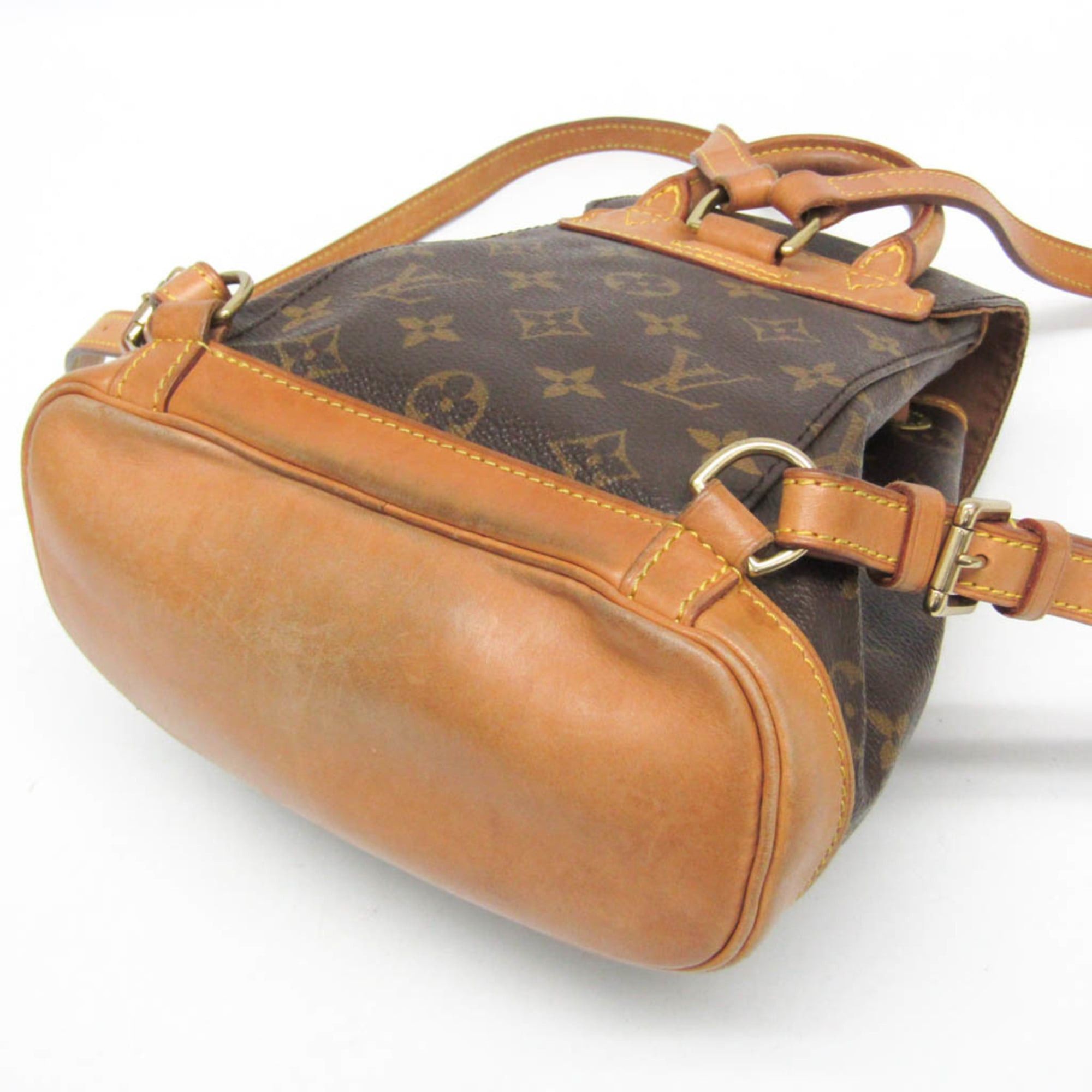 Louis Vuitton Louis Vuitton Monogram Mini Monsuri M51137 Women's Backpack Monogram Size ONE SIZE - 4 Thumbnail